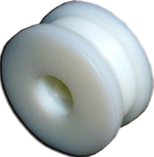 Ruote Per Puleggia In Nylon 80 Mm - Confezione Da 4, Scanalatura 34 Mm, Foro 12 Mm, Autolubrificanti - Foto 10