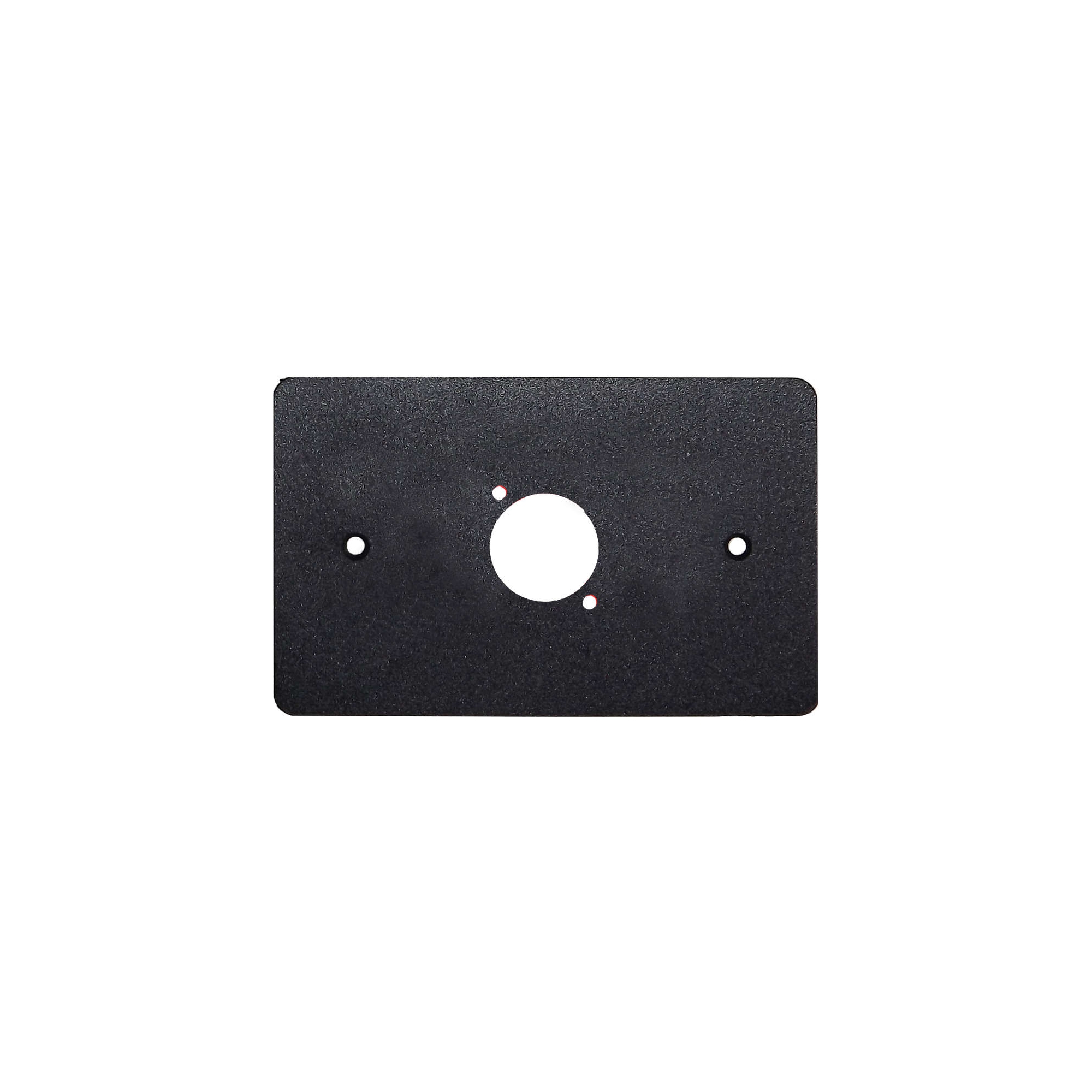 Placca nera per scatola 503 per 1 connettore D-type