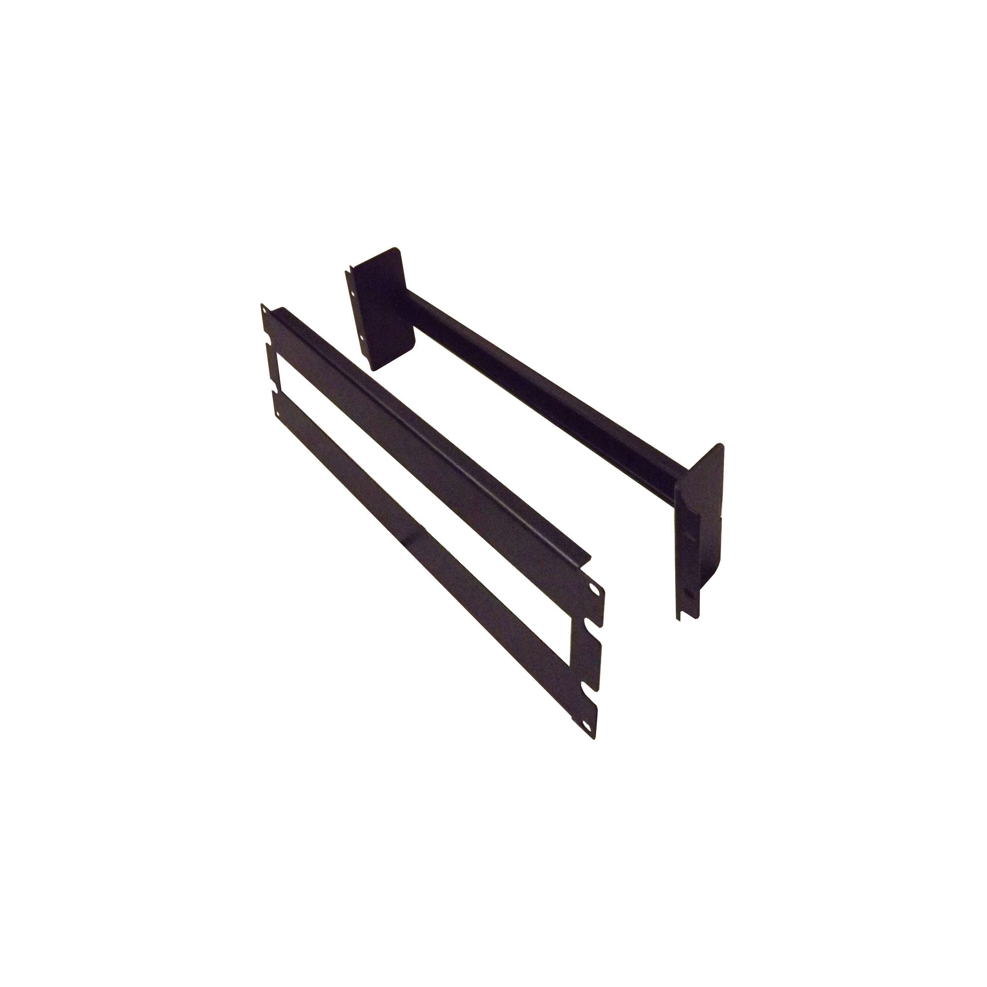 Pannello rack 19" 3 unità forato per n° 22 moduli din  con frontale amovibile