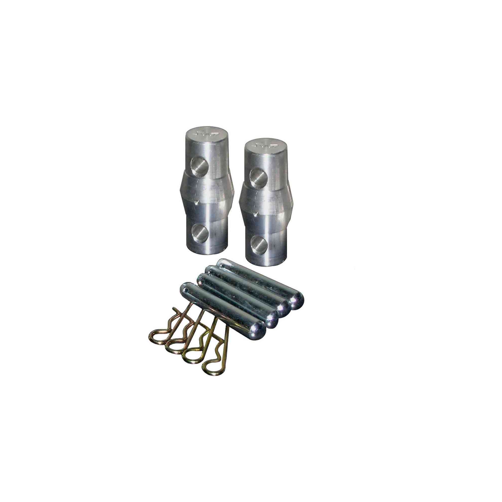 Kit giunzione standard per tralicci composto da 2 perni conici + 4 spine+ 4 copiglie