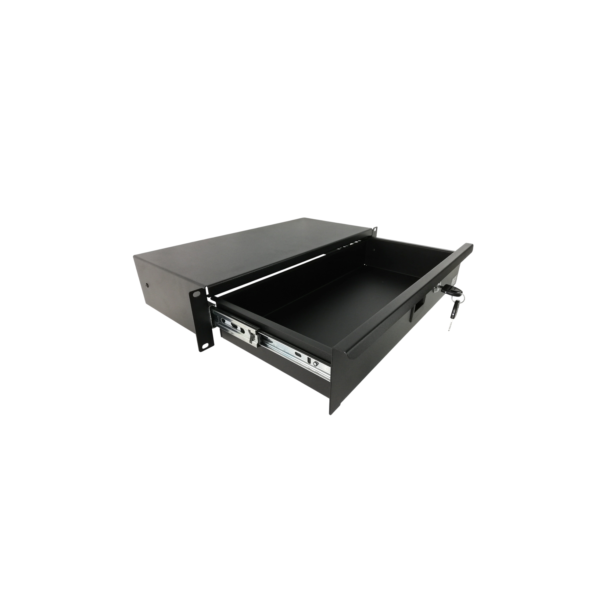 Cassetto rack 19" 2 unità versione corta